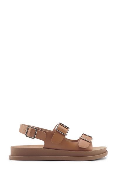 Polaris 325625.Z 5Fx Tan Women's Flat Sandals