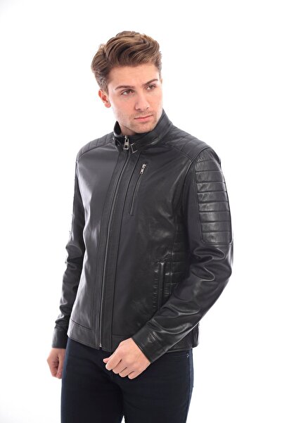 saremod سترة جلدية للرجال