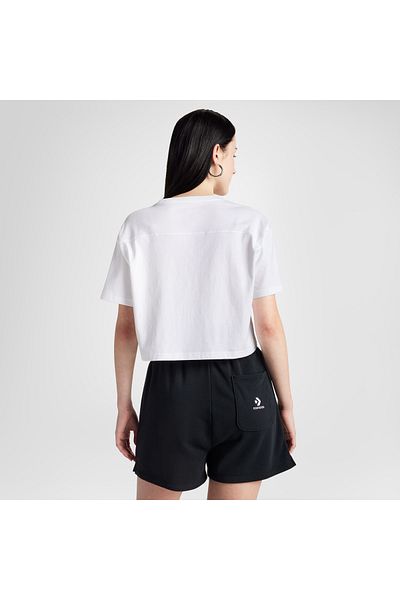 converse Sporty Boxy Women's White T-Shirt