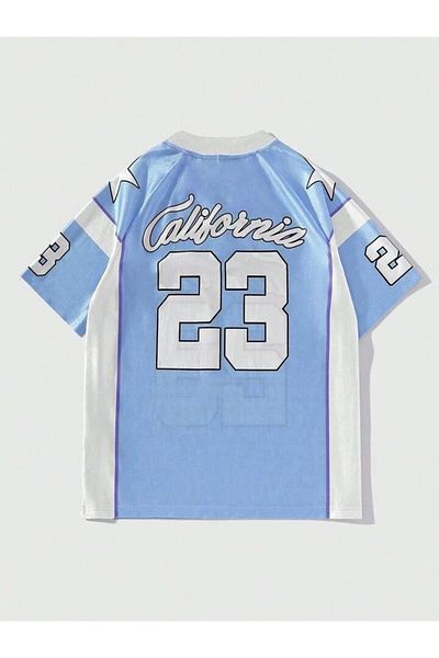 Gofeel Blue White California 23 Printed Jersey Jersey Tshirt