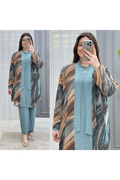 GK Plus Size 3-Piece Tunic Suit