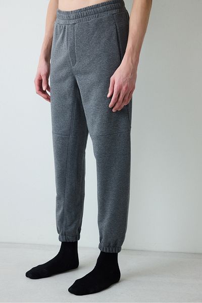 Penti Timeless Anthrazit Melange-Pyjama-Unterteil für Herren