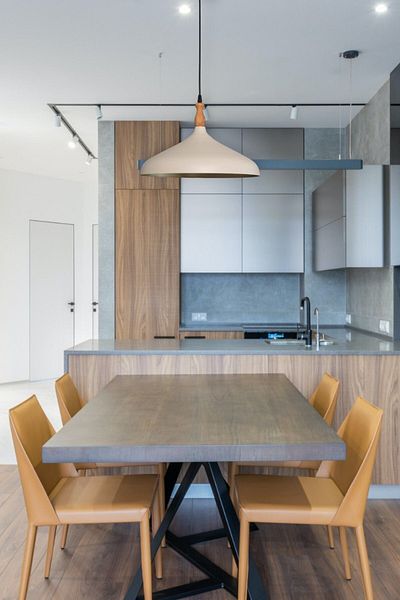 Fer Avize Nil Modern Design Cafe Kitchen Living Room Wooden Zurna Metal Cream Inside Gold Color Single Chandelier