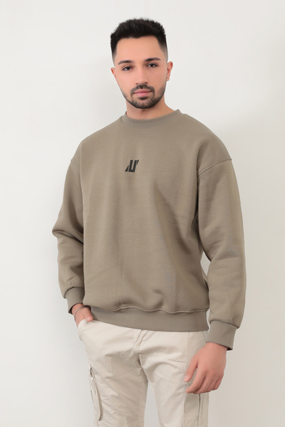 JB John Borners JB 5255 Ανδρικό U Printed 3-Strand Hooded Sweat