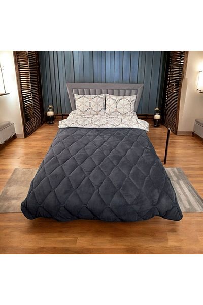 Arma Concept Double Double Sided Luxury Quilt Honeycomb Pattern (195X215)