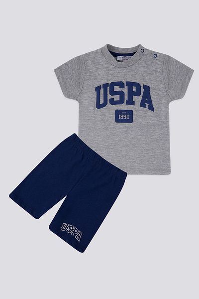 U.S. Polo Assn. SS23-US POLO BEBEK-Set Două Piese Bebeluş-USB1154