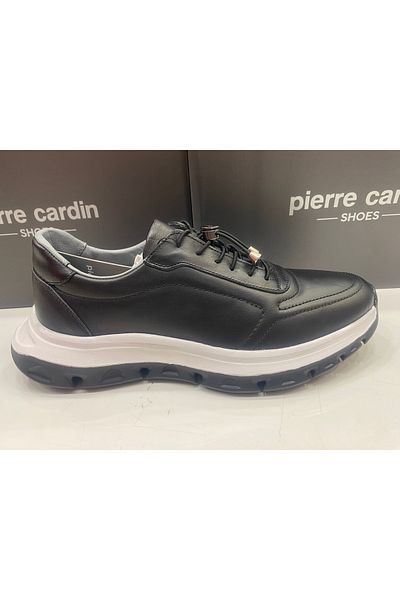 Pierre Cardin Daily Genuine Leather Full Orthopedic Light Black Casual Shoes