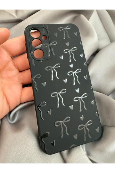 kalimera Samsung A04s Uyumlu Silikon Içi Kadife Kamera Korumalı Lansman Desenli Telefon Kılıfı