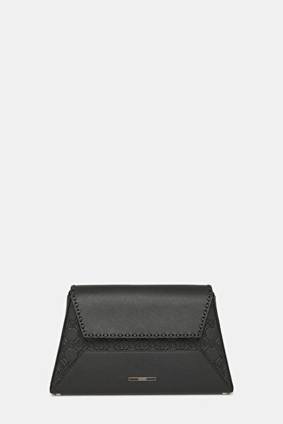 Vakko SİYAH MONOGRAM DERİ ÇANTA