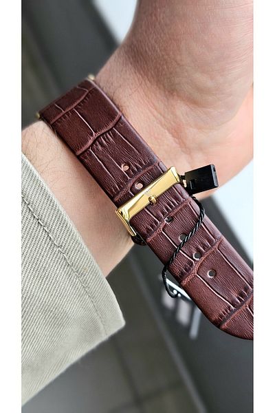 Raymond Rym-3875 Quartz Men's Classic Wristwatch - Steel Case and Leather Cord - 2 Years Warranty
