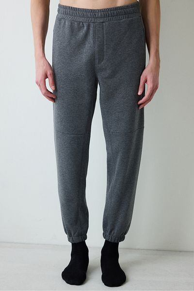 Penti Timeless Anthrazit Melange-Pyjama-Unterteil für Herren