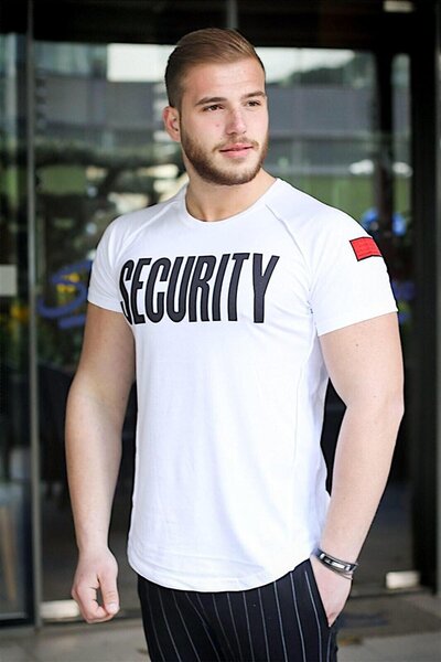 Madmext Біла футболка з принтом 2880