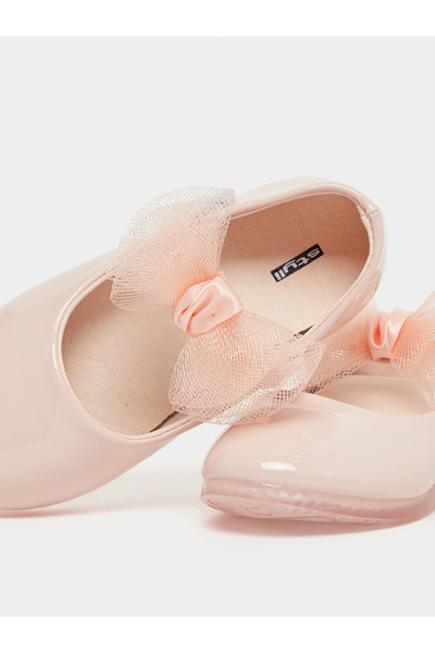 Styli Flower Corsage Flat Ballerinas Shoes