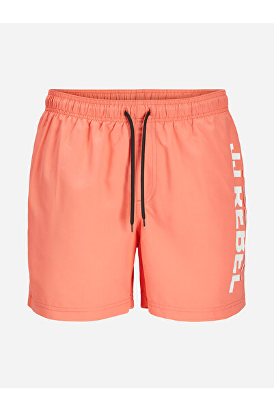 REBEL By Styli Slogan Print Drawstring Shorts