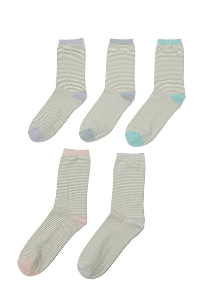 Polaris SIM LINE 5 LI SKT-W 5FX Șosete albe pentru femei