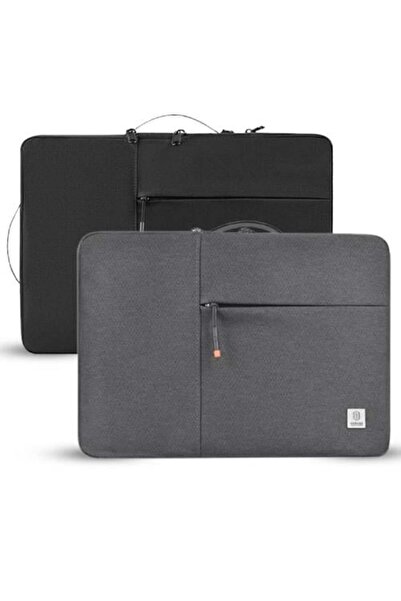 WIWU Alpha Laptop Bag With Interior Pockets And Shock-resistant Edges In Gray