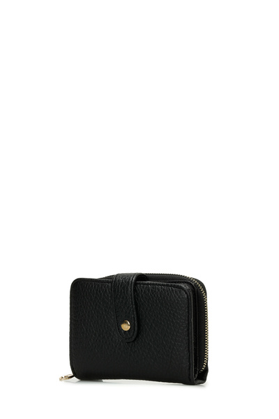 Polaris Soft Mini 5Fx Black Women's Wallet