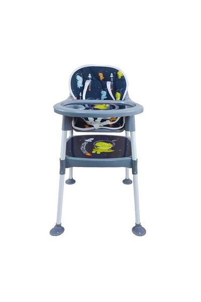 Empria Caun Masa Copii Si Bebelusi, 3 In 1, Multifunctional, Transformabil In Scaunel Si Masuta, Astro Dino