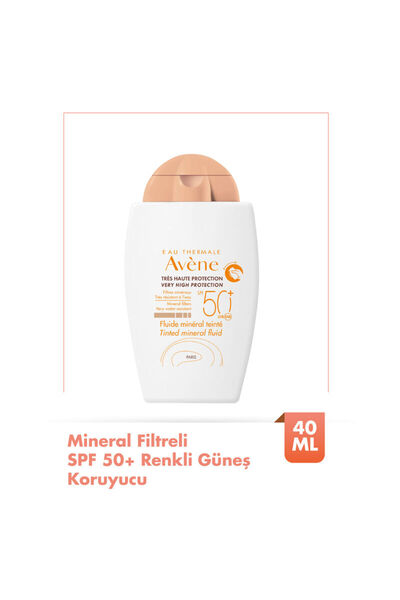 Avene Mineral Filtreli SPF 50+ Renkli Güneş Koruyucu 40ml - Tinted