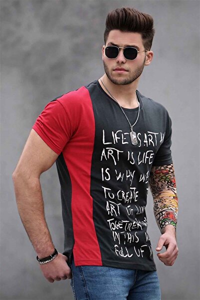 Madmext Τυπωμένο T-Smoked T-Shirt 3020