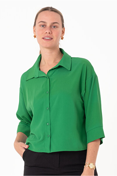 SCREENSHOT Cămașă de damă 100% țesută din viscoză / Ideală pentru ocazii casu...