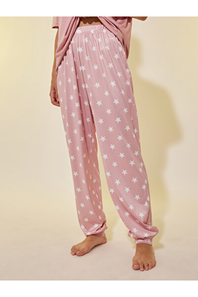 Styli Round Neck Short Sleeve T-Shirt and Joggers Set