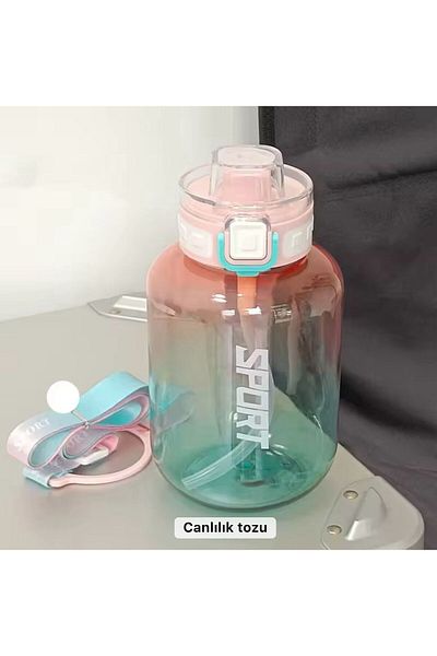 XTRIKE ME Water Bottle with Straw 1100 ml Bpa Free Water Bottle