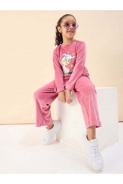 Stylo Bug By Styli Graphic Print Sweatshirt With Track Pants