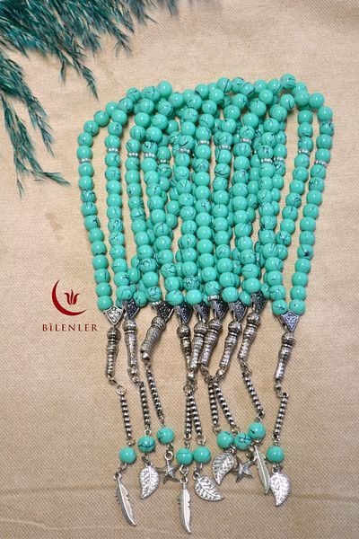 Bilenler Stone 33-Piece Men's Rosary (with Imam - 23 Cm, Without Imam - 13 cm) 10 Pieces