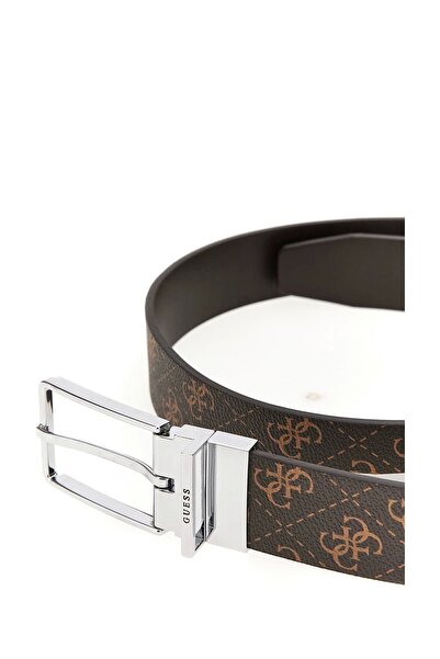 Guess AGUEDA ADJ & REV BELT H35 Erkek Kahverengi Kemer BMAGLOP5235-BHM