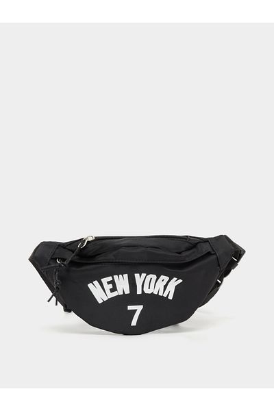 Styli Slogan Print Waist Belt Bag