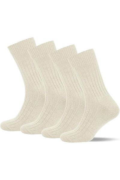 ANTHONY JACKSON Box of 4 Made from Natural Cotton Seamless Rib Knit Bio Natural Women and Men