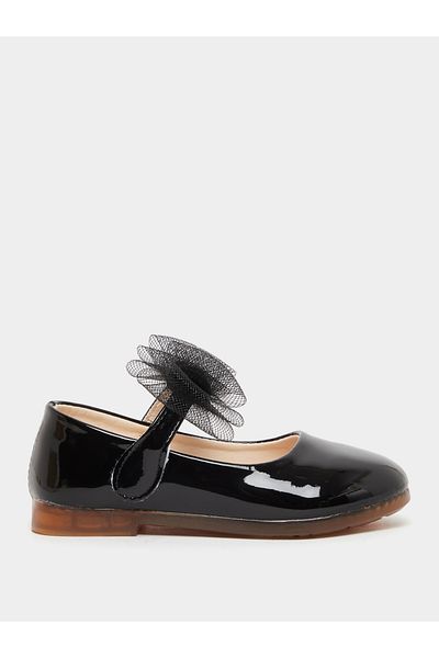 Styli Flower Corsage Flat Ballerinas Shoes