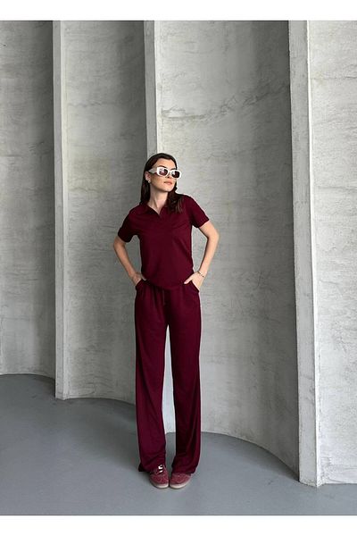ZF BUTİK Polo Neck Double Suit