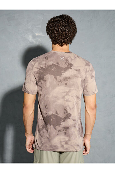 Technosport By Styli Men Camouflage Printed Round Neck Regular Fit T-Shirt