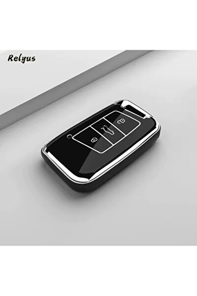 YıldızTuning Кутия за ключове Seat Ateca черно-сребриста