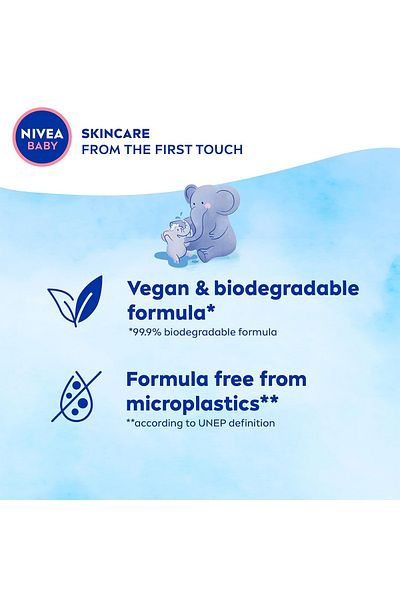 NIVEA Baby Shampoo Gentle & Mild 200ml | Tear-Free Formula for Sensitive Scalp