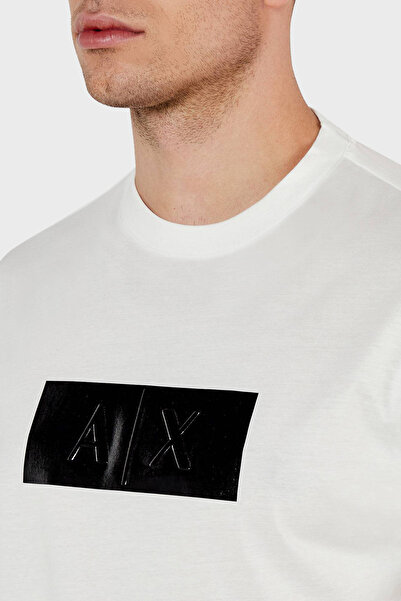 Armani Exchange Armani Exchage 100% βαμβακερό κανονικό λογότυπο μπλουζάκι με στάμπα ανδρικό μπλουζάκι XM 000786   AF10364 U0009