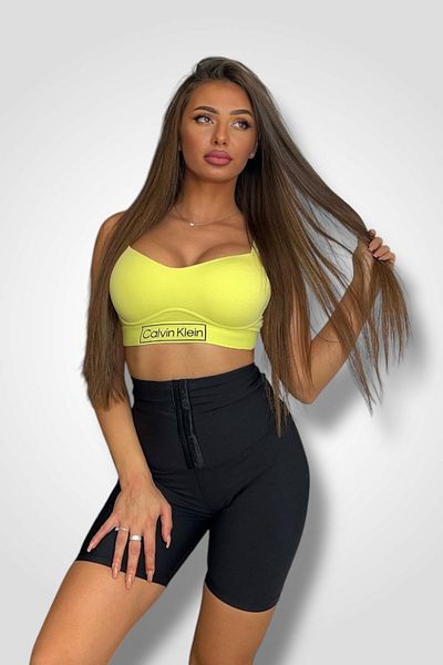 BOMBFIT Colanti Lace Up Black Short, textura mata, talie inalta