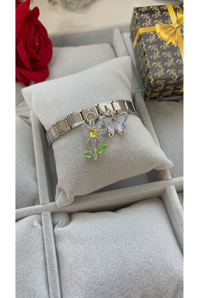 Sepetten Eve Italian Charm Steel Bracelet Special Series Sling New Model
