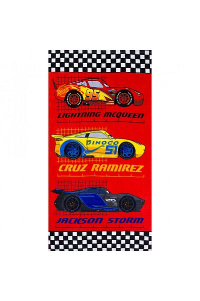 CARS Children's bath towel, multicolor, 140x70 cm, Cars, Disney