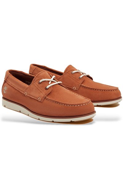 Timberland Ανδρικό Grafton Bay Lace Up Rust Suede Loafer