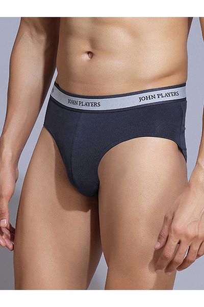 John Player By Styli Pack of 2 - Logo Detail Waistband Briefs