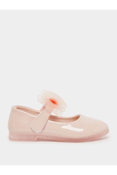 Styli Flower Corsage Flat Ballerinas Shoes