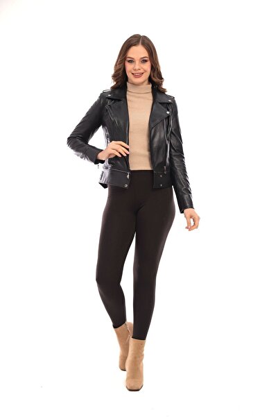 Tarz سترة نسائية من الجلد - جزء من التنورة