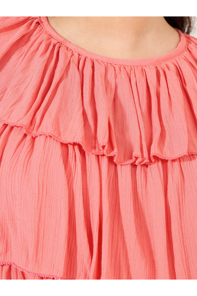 Styli girls co ord set short sleeve top with wide leg pants