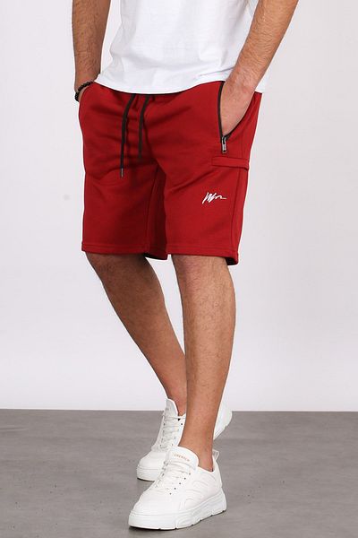 Madmext Σορτς Claret Red Capri 5443