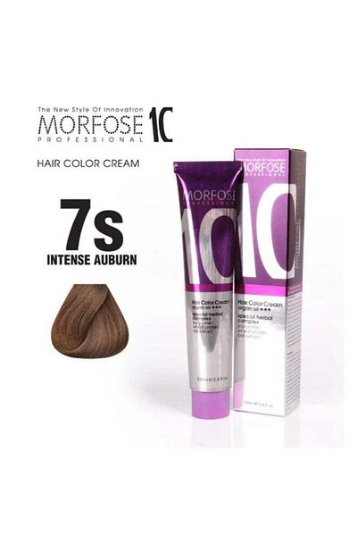 Morfose Morfose 10 Argan Oil Hair Color Cream 7s Intense Medium Blonde, 100ml