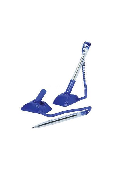 Ticon Bk2401 Spiral Counter and Desk Pen 1.0 mm - Blue