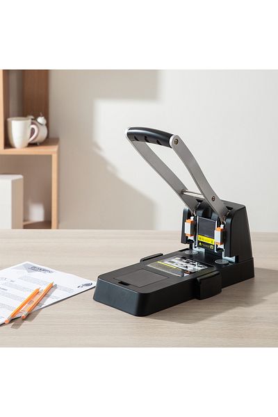 Deli Heavy Duty Punch BLACK E0150